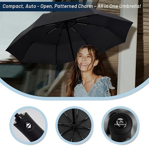 SY COMPACT Travel Umbrella Windproof Automatic Umbrellas Small Compact UV Sun Protection Factory Outlet Umbrella thumbnail 8