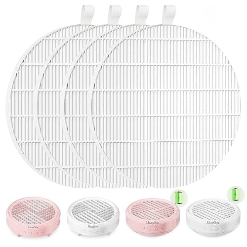 SProR Nail Dust Collector Replacement Filter, 4 Pack Reusable Dust Filter for MelodySusie Hpro/SProR Nail Dust Collector, Compatible Fine Filter for Efficient Nail Dust Collection - Image 1