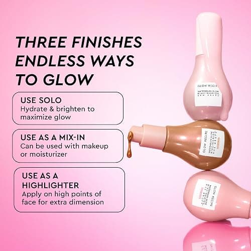 Glow Recipe Skin Care Set, Dew & Hues Must-Haves - Limited Edition Travel Size Gift Set with Niacinamide Dew Drops, Sun Glow & Rosy Glow Hue Drops (15ml Trio) thumbnail 4