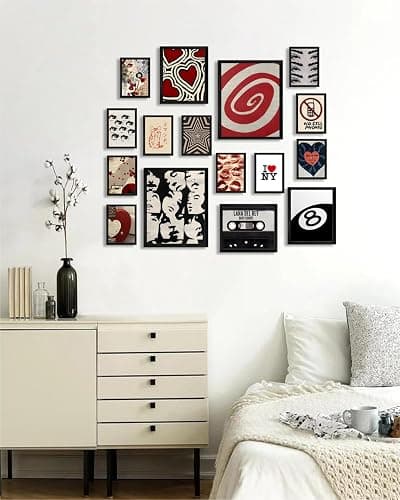 ASTRDECOR Y2k-Poster für Schlafzimmer, Innenstadt-Mädchen, ästhetische Bilder, Vintage-Kokett-Wand-Collage-Set, Y2K-Raumdekoration für Teenager-Mädchen, Retro-Rockstar-Poster, Wanddekoration, thumbnail 6