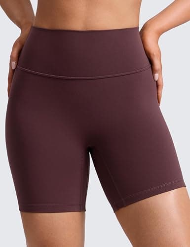 CRZ YOGA Secretsculpt Butterlift Biker Shorts 6"- No Front Seam High Waist Womens Workout Gym Booty Scrunch Butt thumbnail 4