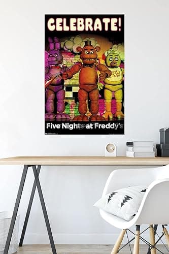 Trends International Five Nights At Freddys Celebrate Wall Poster 22.375" x 34" thumbnail 4