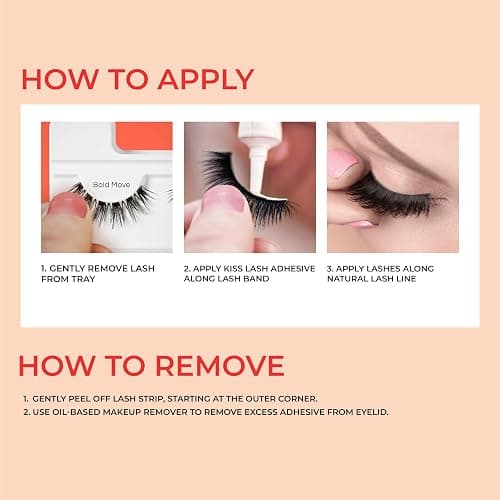 KISS My Lash But Bolder, False Eyelashes, 'Big Personality', 14mm, Includes 1 Pair, Easy to Apply, Reusable Lash Clusters thumbnail 2