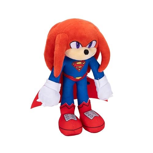 Sonic The Hedgehog DC Comics Shadow as Batman and Knuckles as Superman 9” Plush 2-Pack thumbnail 4