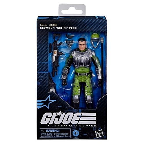 G.I. Joe Classified Series #177, Seymour “Sci-Fi” Fine, Collectible 6 Inch Action Figure with 8 Accessories | G.I. Joe Classified 6 Inch Action Figure Wave 23 - Seymour Sci-Fi Fine #177 thumbnail 4