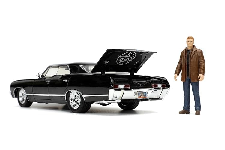 Jada Supernatural 1:24 1967 Chevy Impala Die-cast Car w/Dean Winchester Die-cast Figure, Toys for Kids and Adults thumbnail 5