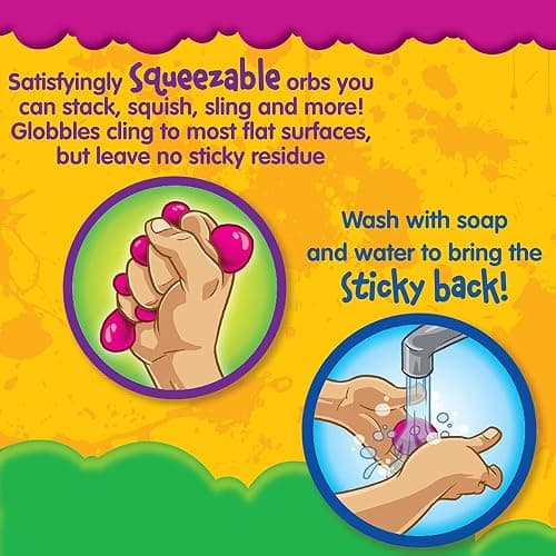 Crayola Globbles Squish Toys (16ct), Easter Egg Toy & Essential Easter Basket Stuffers, Sticky Stress Ball for Adults & Kids, Squishy Balls, Calming Sensory Gift for Stress Relief thumbnail 5