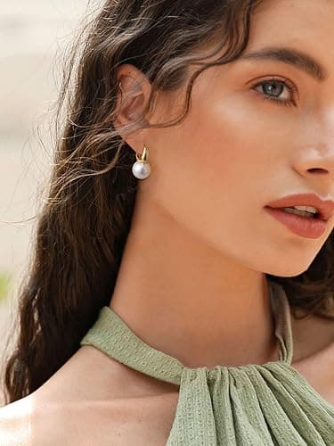 amazon pearl earrings thumbnail 8