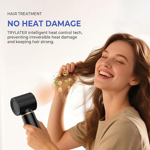 5 in 1 Hair Dryer Brush, Negative Ion Air Styler Wrap Hair Styler Upgrade Blow Dryer Brush Air Curler for Hair, Blowout Brush Set As A Gift for Straight/Curl/Drying/Smoothing thumbnail 3