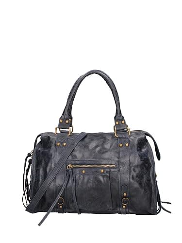 Gave Lux, Damen-Schultertasche aus echtem Wildleder Handgefertigtes Produkt. Hergestellt in Italien, GLX220609023FBG, Helles Leder, 41 x 28 x 13 cm thumbnail 7