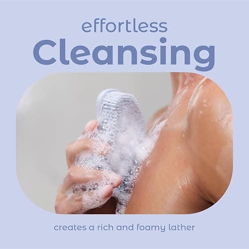 MainBasics Silicone Body Scrubber Dual-Sided Shower Loofah and Scalp Scrubber (Frosted Sky, Scalp) thumbnail 4