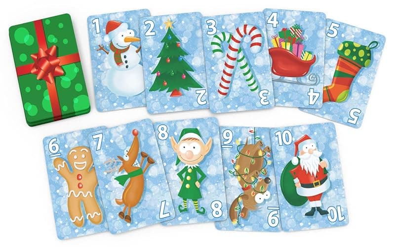Santa Claus Go Fish – A Family Christmas Game for Kids Ages 4 & Up | Go Fish, Old Maid, and Slap Jack in One Deck (Holiday Stocking Stuffers, Gift for Boy or Girl, Fun Family Board Game Night) thumbnail 4