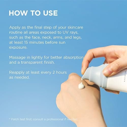 SKIN1004 Centella Hyalu-Cica Water-Fit Sun Serum UV, Korean Sunscreen SPF 50, Centella Sunscreen, Travel Essentials, Sunscreen with Hyaluronic Acid, No White Cast, Korean Skin Care, 1.69 fl.oz / 50ml thumbnail 7
