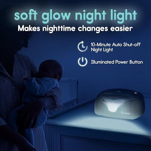 Hiccapop Baby Wipe Warmer and Wet Wipes Dispenser, Diaper Wipe Warmer, Gray thumbnail 4