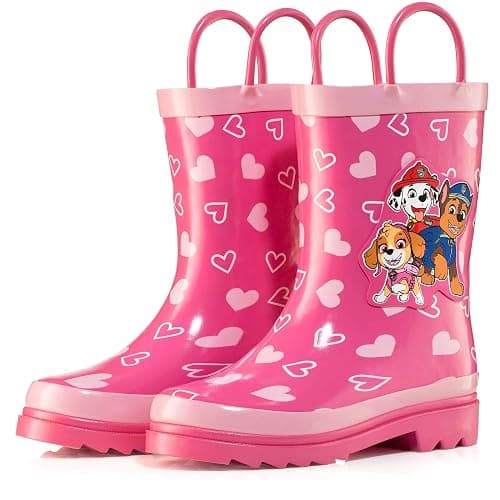 Nickelodeon Kids Girls' JoJo Siwa Character Printed Waterproof Easy-On Handles Rubber Rain Boots - Toddler/Little Kids thumbnail 2