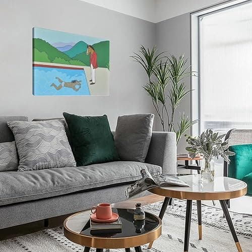 THRU BoJack Horseman Humor Abstract Poster Room Aesthetic Poster (1) Canvas Poster Bedroom Decor Office Room Decor Gift Frame-style 36x24inch(90x60cm) thumbnail 4