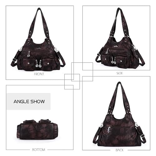 Angel Kiss Purses for Women Hobo Bag Soft PU Leather Shoulder Bag for Women thumbnail 6