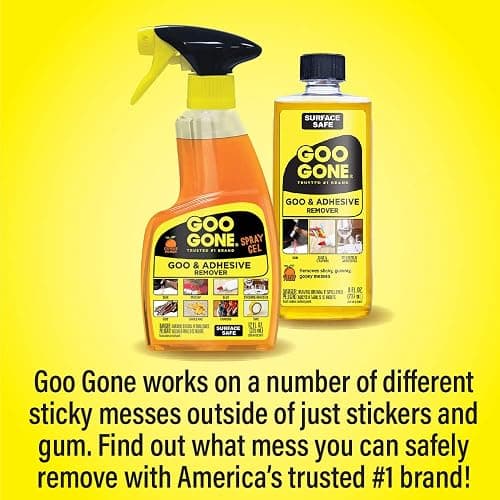 Goo Gone Pro Power Adhesive Remover - 8 Ounce - Use on Silicone, Caulk, Contractor's Adhesive, Tar, Adhesive, Grease, Gum, Decals thumbnail 7
