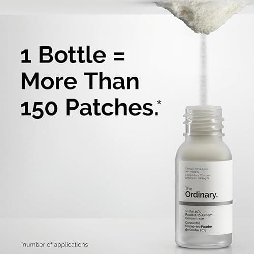 The Ordinary Sulfur 10% Powder-to-Cream Acne Spot Treatment Concentrate, Reduces Pimple Size and Zit Redness, 0.18 Oz thumbnail 5