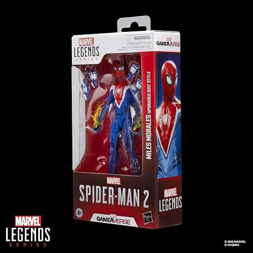 Marvel Legends Series Gamerverse Miles Morales Upgraded Suit Style, Spider-Man 2 Video Game-Inspired Collectible 6 Inch Action Figure thumbnail 10
