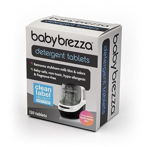 Baby Brezza Official Detergent Soap Tablets for Baby Brezza Bottle Washer Pro, 120 Tablets - Soap Tablets - Image 1