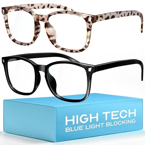 livho High Tech Blue Light Glasses - Advanced Blue Light Blocking Computer Glasses - Screen Fatigue & UV Protection - Image 1