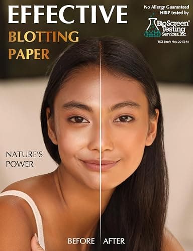 XL Oil Blotting Sheets for Face – 3pk/300 Makeup Friendly – High Absorbency | Mattifying Papers with Bamboo Charcoal - 25% Larger & Easy Dispensing - Perfect for Keeping in Purse - Gteat on the Go thumbnail 2