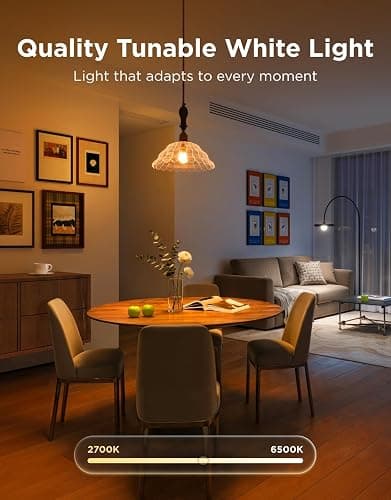 Govee Smart Light Bulbs, A19 LED Light Bulb, 800 Lumen, E26 Base | Works with Matter Alexa & Google Assistant, RGBWW Color Changing Light Bulb, Music Sync, WiFi & Bluetooth Connection, 2 Pack thumbnail 3