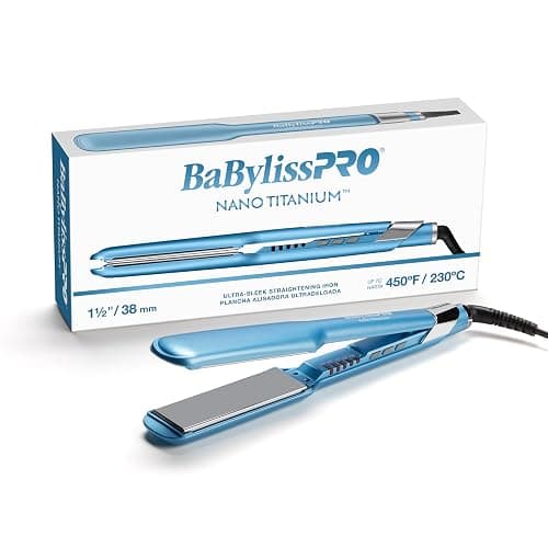 BabylissPRO Nano Titanium Ultra-Sleek Hair Straightener, Flat Iron for All Hair Types thumbnail 10