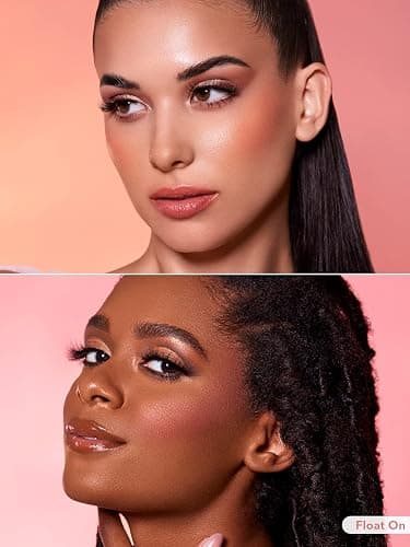 SHEGLAM Color Bloom Dayglow Liquid Blush Makeup for Cheeks Shimmer Finish - Float On thumbnail 2