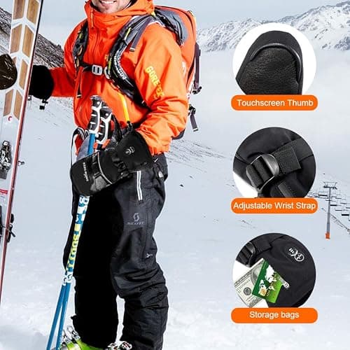 Heating Ski Mittens thumbnail 6