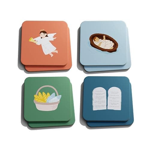 Good Ground Toddler Matching Memory Match Game | Fun & Fast Gifts for Boys & Girls Ages 3 to 7 - Christain Preschool Homeschool Biblical Bible Themed Card Game thumbnail 2
