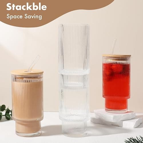 Glass iced coffee cups thumbnail 5