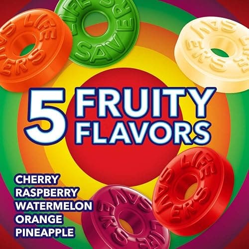 Life Savers 5 Flavors Hard Candy Party Size 50 oz Bag, Summer Road Trip Essentials thumbnail 2