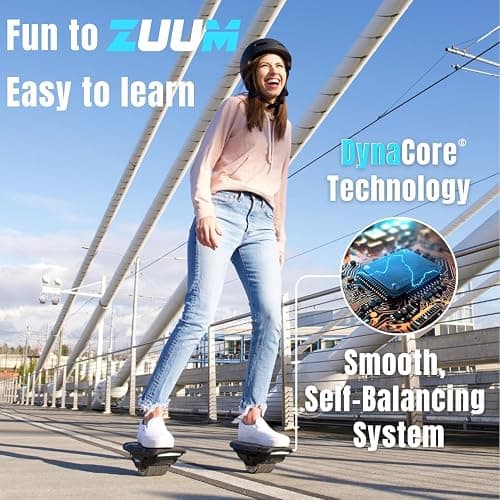 Zuums - Zuum Shoes Self Balancing Electric Skates Seen On Shark Tank - Portable - 350W 7MPH 2Hr Ride - Hoverboard Skates For Kids Adults Hoverboard Shoes Scooter (Midnight Black) thumbnail 4