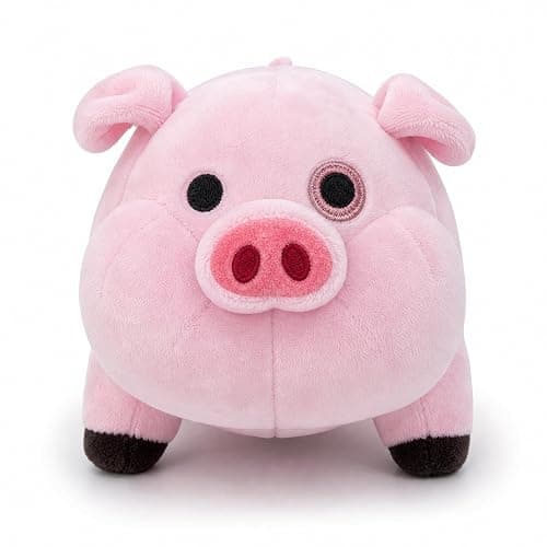 EIKOU Gravity Falls Waddles Pig Mabel Barfing Plushes Dolls Kids Toy 7" （Comes with Pendant） thumbnail 6