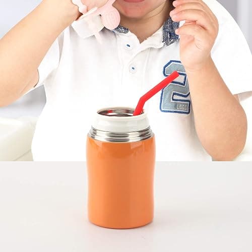 Reusable Silicone Straws for Toddlers & Kids - 12 pcs Flexible Short Drink 6.6" Straws for 6-10 oz Yeti/Rtic/Ozark Tumblers & 4 Cleaning Brushes - BPA free, no Rubber Tast thumbnail 2