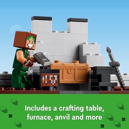 LEGO Minecraft The Wolf Stronghold Fortress Playset, Video Game Toy for Boys and Girls, Action Packed Castle Building Set with Minecraft Minifigures, Minecraft Toy Gift for Kids Ages 8 and Up, 21261 thumbnail 6