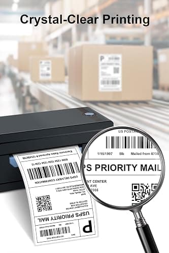 Bulk 4x6 Thermal Labels - 6000 Adhesive Labels | Smudge-Resistant & BPA-Free | Thermal Printer Compatible thumbnail 7