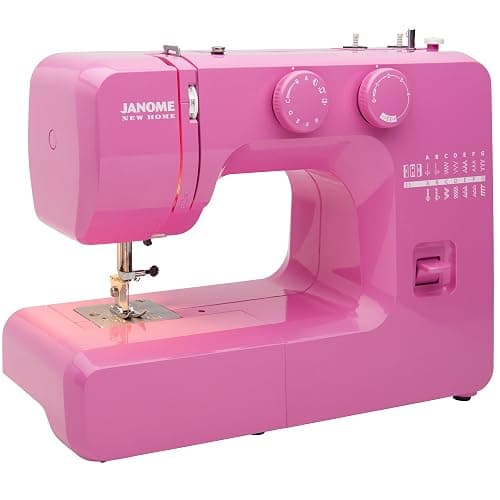 Janome Pink Sorbet Easy-to-Use Sewing Machine with Interior Metal Frame, Bobbin Diagram, Tutorial Videos, Made with Beginners in Mind! thumbnail 3