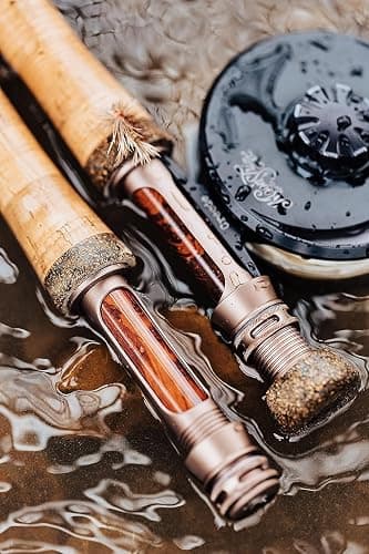 Moonshine Rod Co. Fly Fishing Rod with Carrying Case and Extra Rod Tip Section, Slow-Medium-Fast Action thumbnail 3
