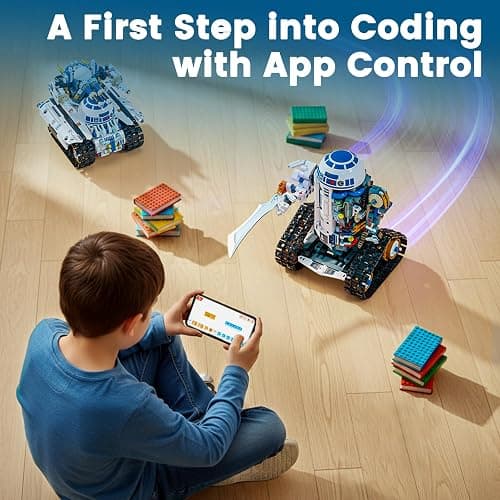 Glikid STEM RC Robot Building Kit - 3 in 1 APP & Remote Control Robotics for Kids Ages 8-12, DIY Educational Toy Programming & Science Project Kit, Birthday Gifts for Boys Girls thumbnail 5