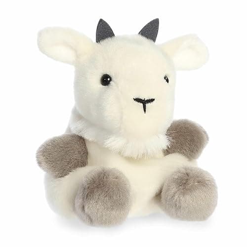 Aurora® Adorable Palm Pals™ Jenny Mountain Goat™ Stuffed Animal - Fun Collectible Plush for Kids and Adult Collectors - Perfect for Decorating Rooms and Birthday Gifts - White 5 Inches thumbnail 3
