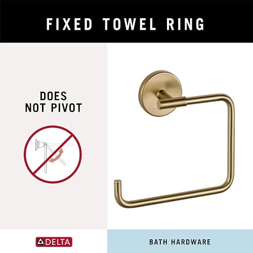 Delta Trinsic Hand Towel Holder Champagne Bronze thumbnail 5