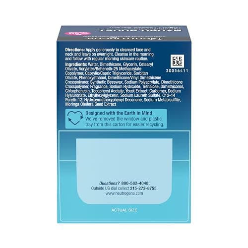 Neutrogena Hydro Boost Night Pressed Serum - with Hyaluronic Acid & Antioxidants, Hydrating Face Moisturizer that Restores & Revitalizes Skin Overnight, for Normal to Extra Dry Skin, 1.7 oz thumbnail 7