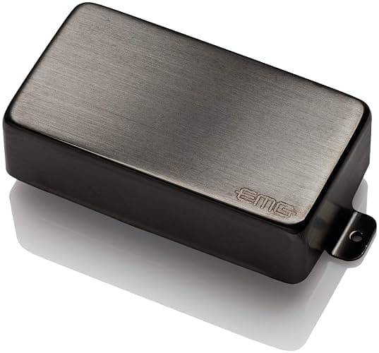 EMG 85 Active Alnico Humbucker Guitar Pickup - Brushed Black Chrome - Image 1