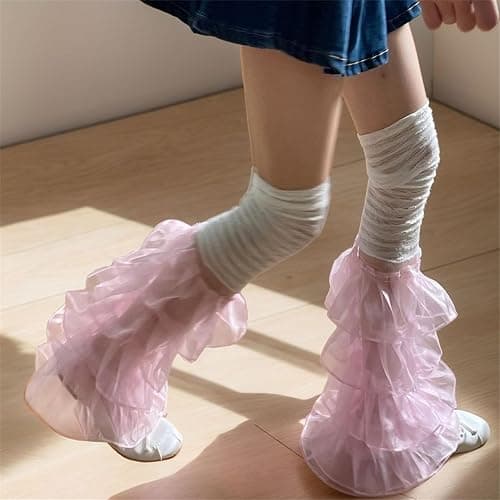 Sup-Coente Cute Leg Warmers for Women Y2k Alt Scene Goth Fashionable thumbnail 4