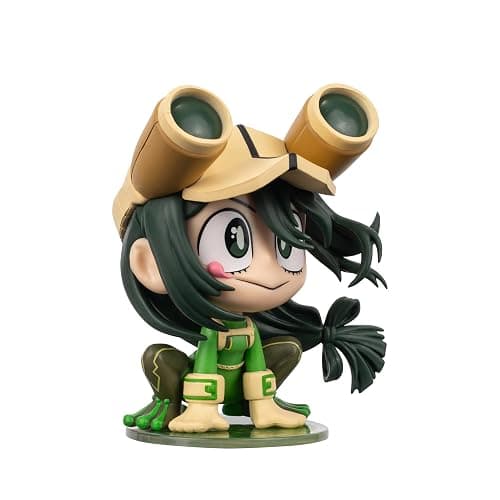 Total Anime Tsuyu Asui (Kawaii) - 4-Inch Scale Articulated Mini-Figure with Display Base thumbnail 5