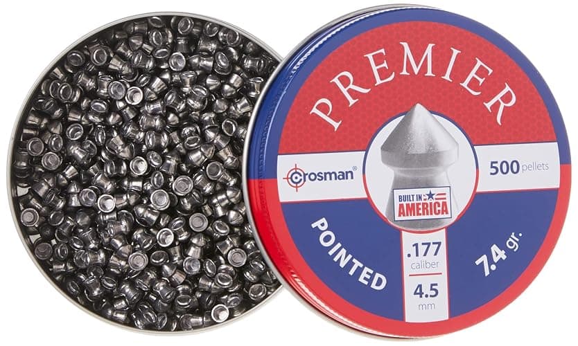 Crosman 7-P577 Pointed .177-Caliber Pellets, Lead(500-Count) - Image 1