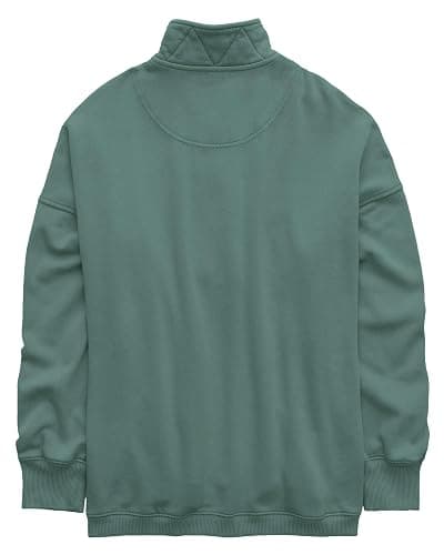 Gacaky Sweatshirt for Women Oversized Henley Neck Pullover Top Fall Outfits | Oversized Silhouette, Quilted Placket Detail, Henley Sweatshirt, Comfort Soft Sweaters, Fall Winter Fashion Outfits Clothes thumbnail 7